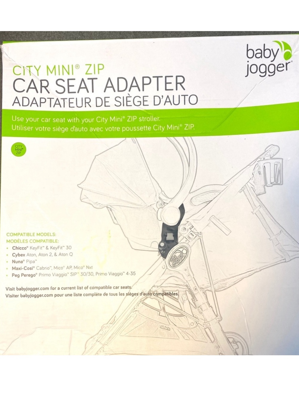 Baby Jogger City Mini car seat adapter Chico